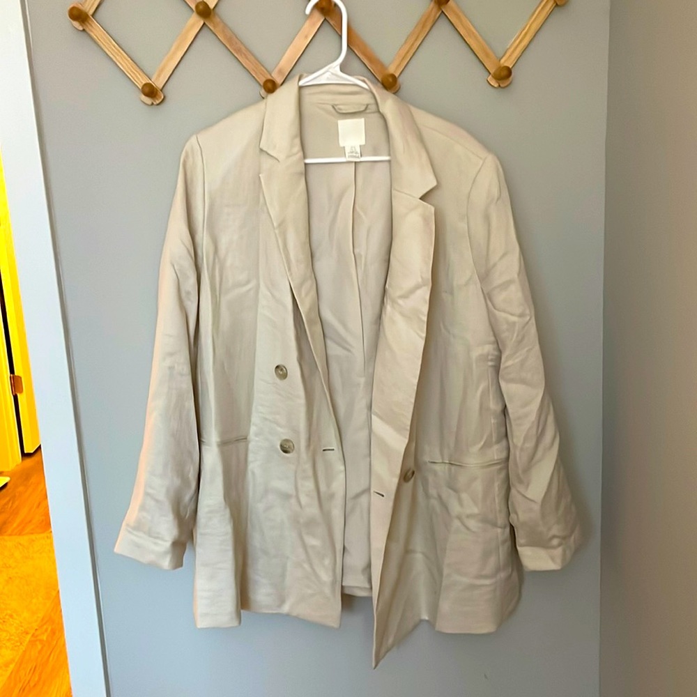 Cream blazer